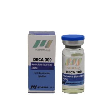 Deca Durabolin vial containing 10ml dosed at 300mg/ml by Norma Pharma, ideal for muscle growth and recovery.