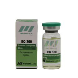 Equipoise anabolic steroid vial by Norma Pharma, containing 10ml at 300mg/ml for muscle growth and performance enhancement.