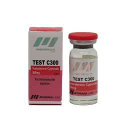Testosterone Cypionate 300mg/ml by Norma Pharma, premium anabolic steroid for muscle growth and endurance.