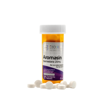 Zionova Aromasin 20mg 50 Tablets - High-quality aromatase inhibitor for effective hormonal balance and breast cancer treatment.