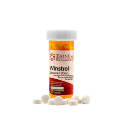 Zionova Winstrol Tablets - 20mg - Performance Enhancement - SteroidsCanada.ca