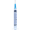 Pack of 10 syringes, 25 gauge with 3ml capacity for reliable injection use.
