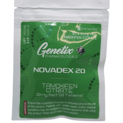Genetix Pharma Nolvadex 20mg tablets for estrogen control and PCT.