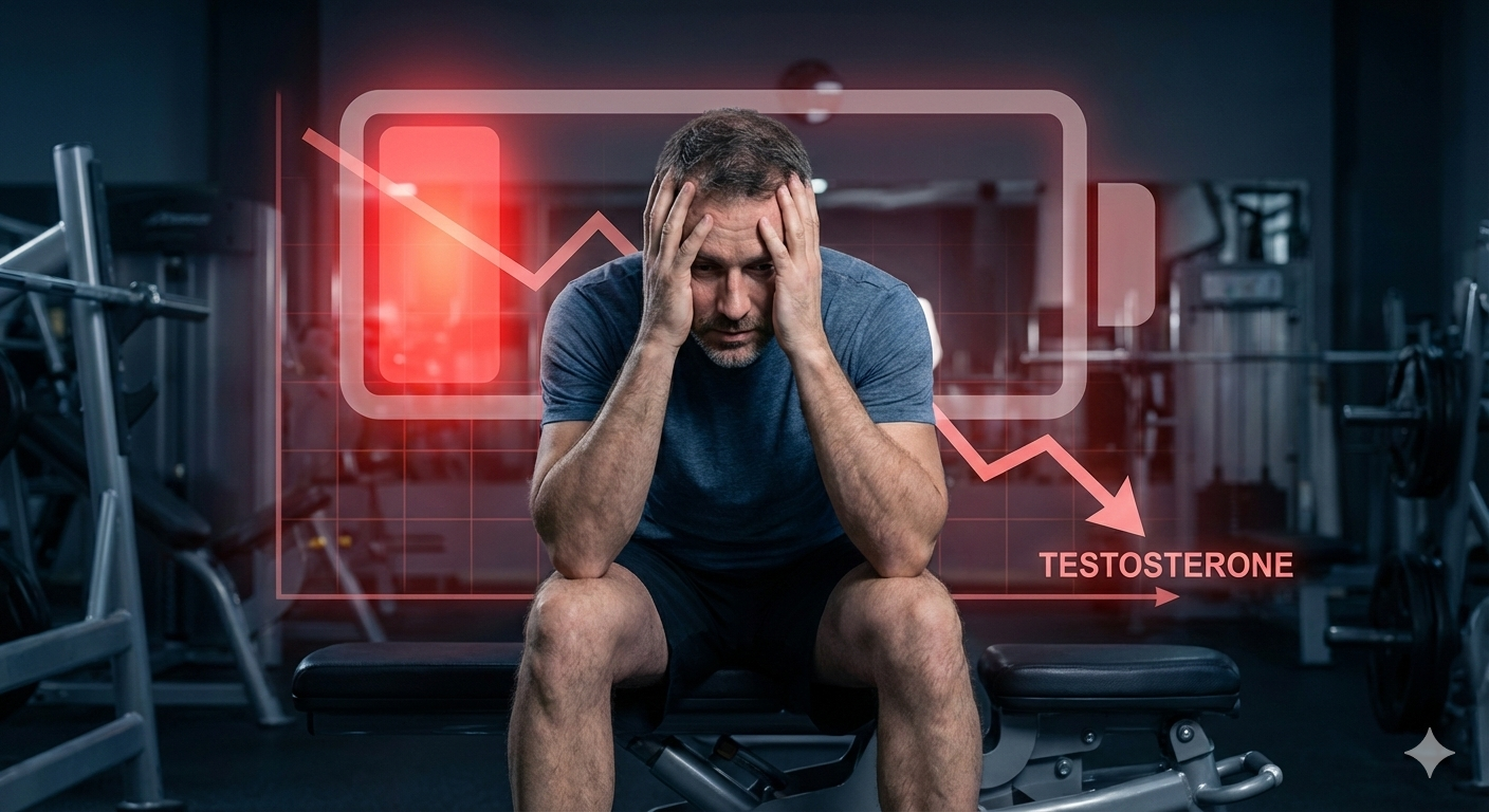 Canadian man dealing with low testosterone symptoms