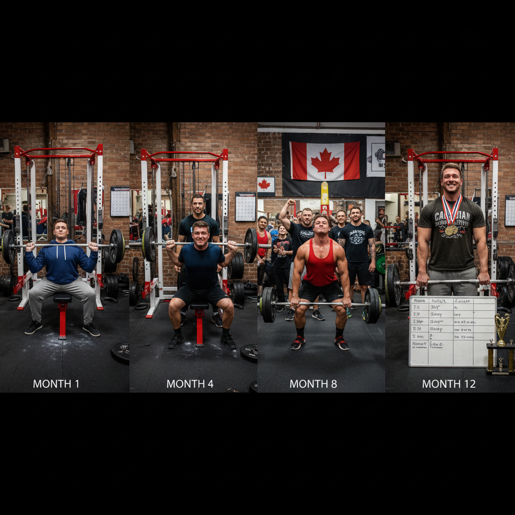 Your First Twelve Months: What Realistic Progress Looks Like — canadian powerlifting gyms