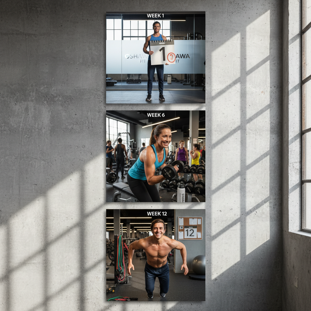Your First 12 Weeks at an Oshawa Gym — A Realistic Timeline — oshawa gyms