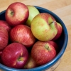 Bowl of red apples