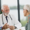 Doctor discussing test results with a patient