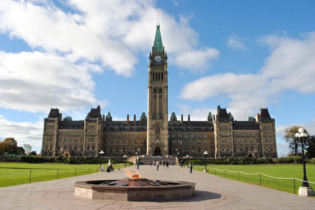 Centre Block of Parliament Hill in Ottawa, where Canada's drug laws are made