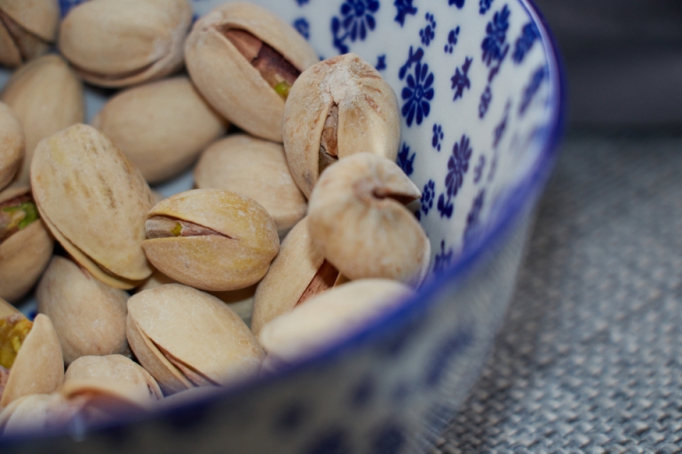 Bowl of pistachios