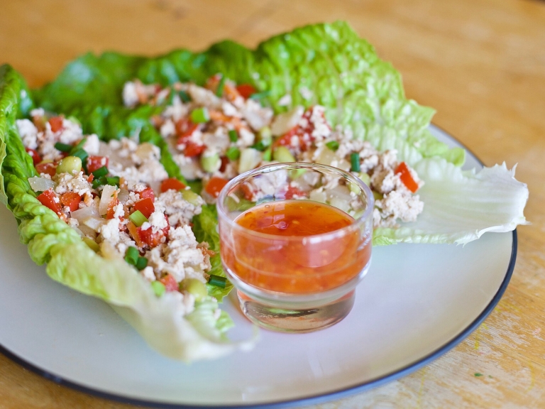 Asian Chicken Lettuce Wraps