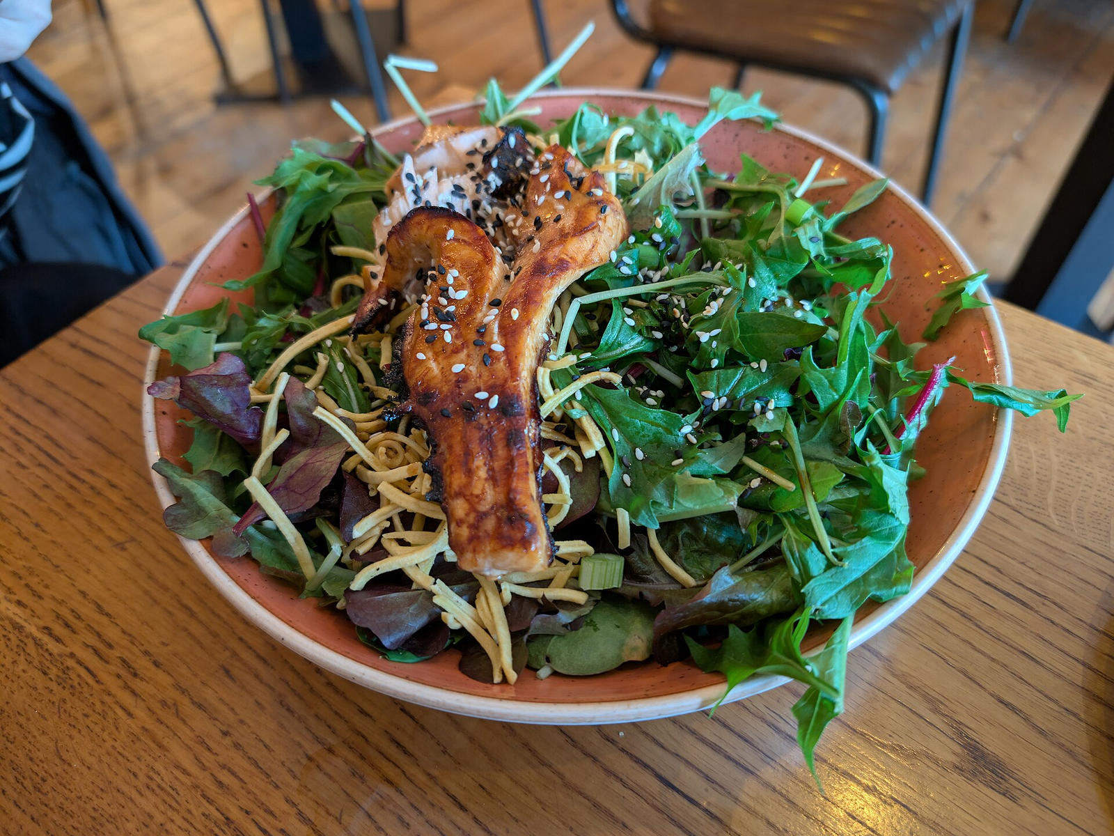 Asian Salmon Noodle Salad