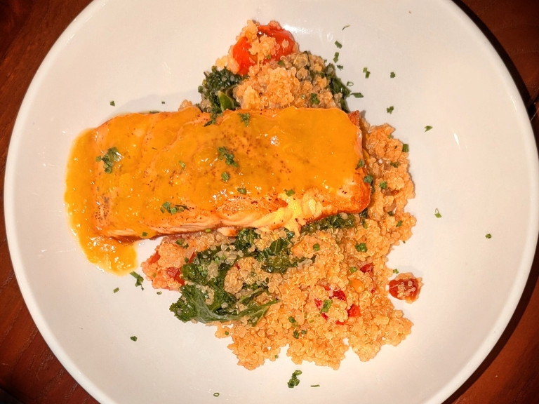 Heart-Smart Salmon, Quinoa and Broccoli
