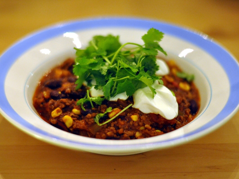 Black Bean and Sweet Potato Chili