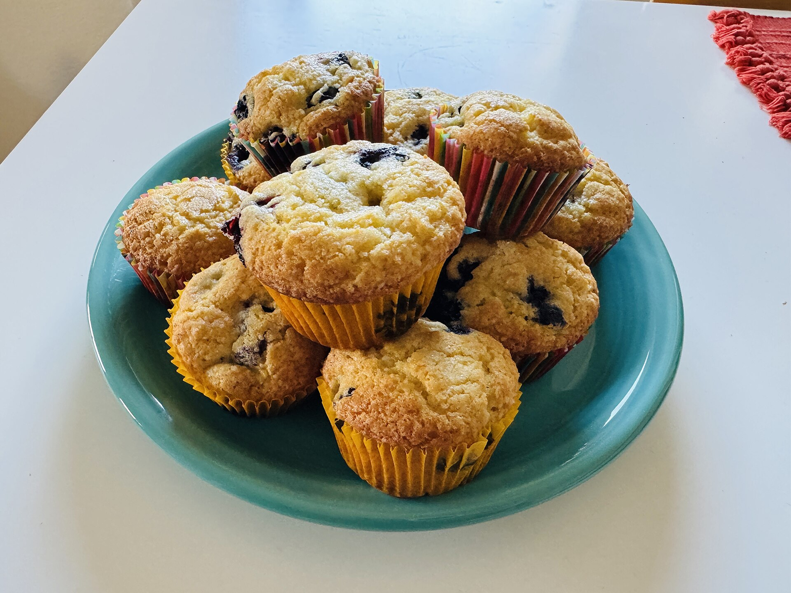 Blueberry Oat Bran Muffins