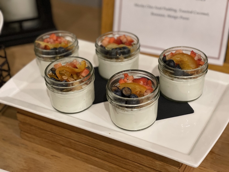 Raspberry Chia Protein Jars