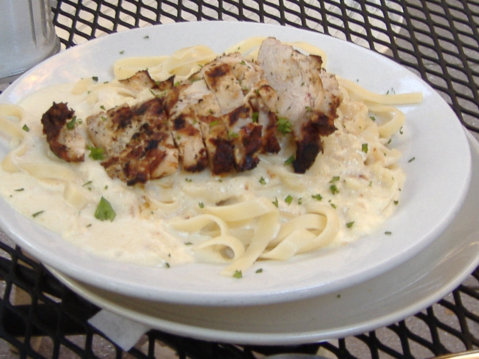 Chicken Alfredo Mountain
