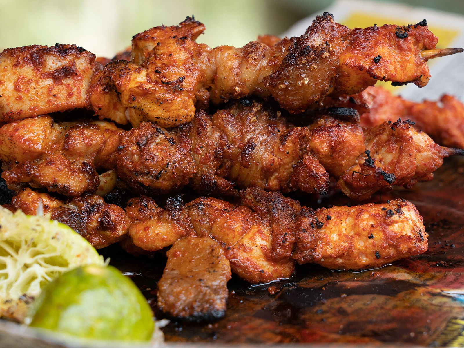 Chicken Tikka Skewers with Raita