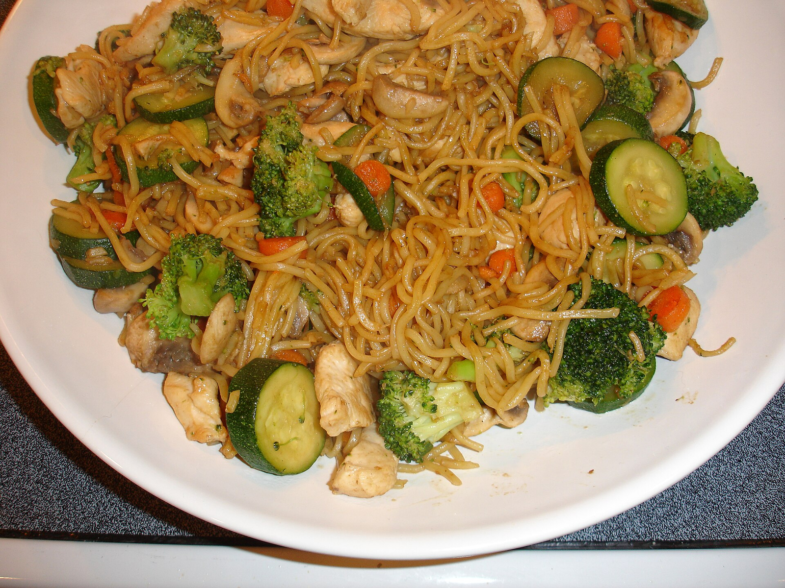 Chicken and Vegetable Noodle Stir-Fry
