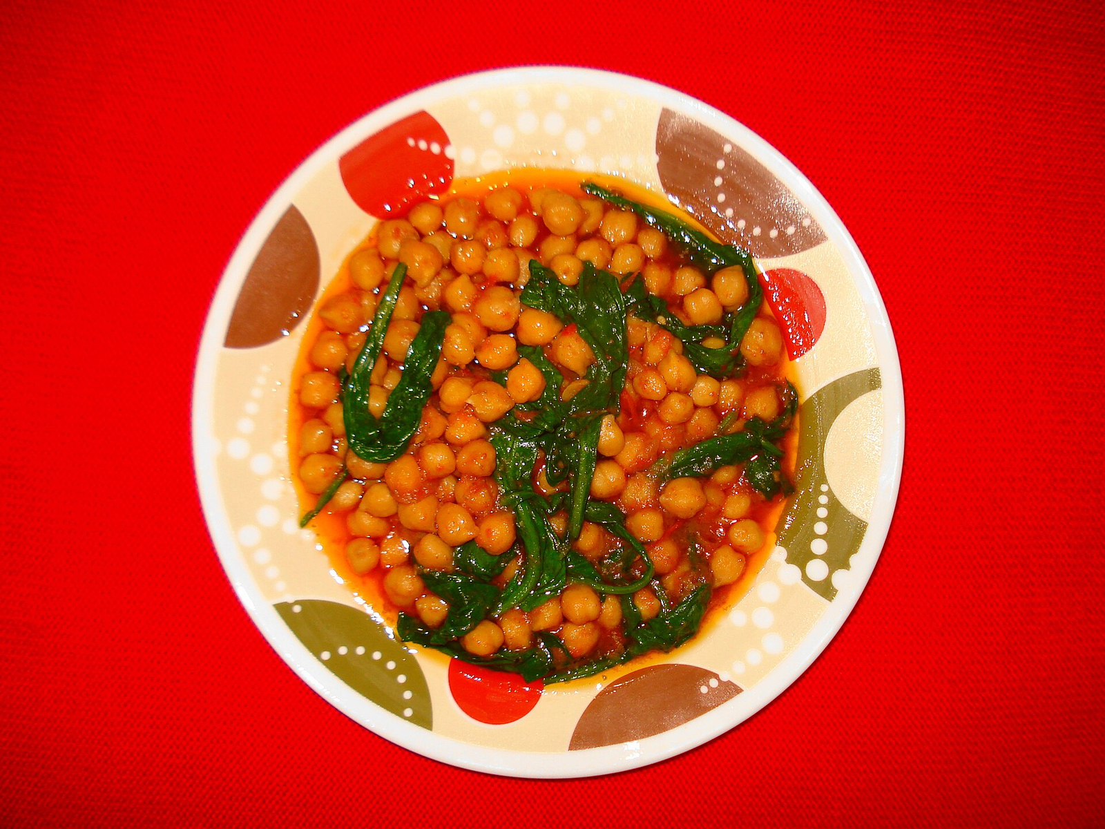 Chickpea and Spinach Coconut Curry