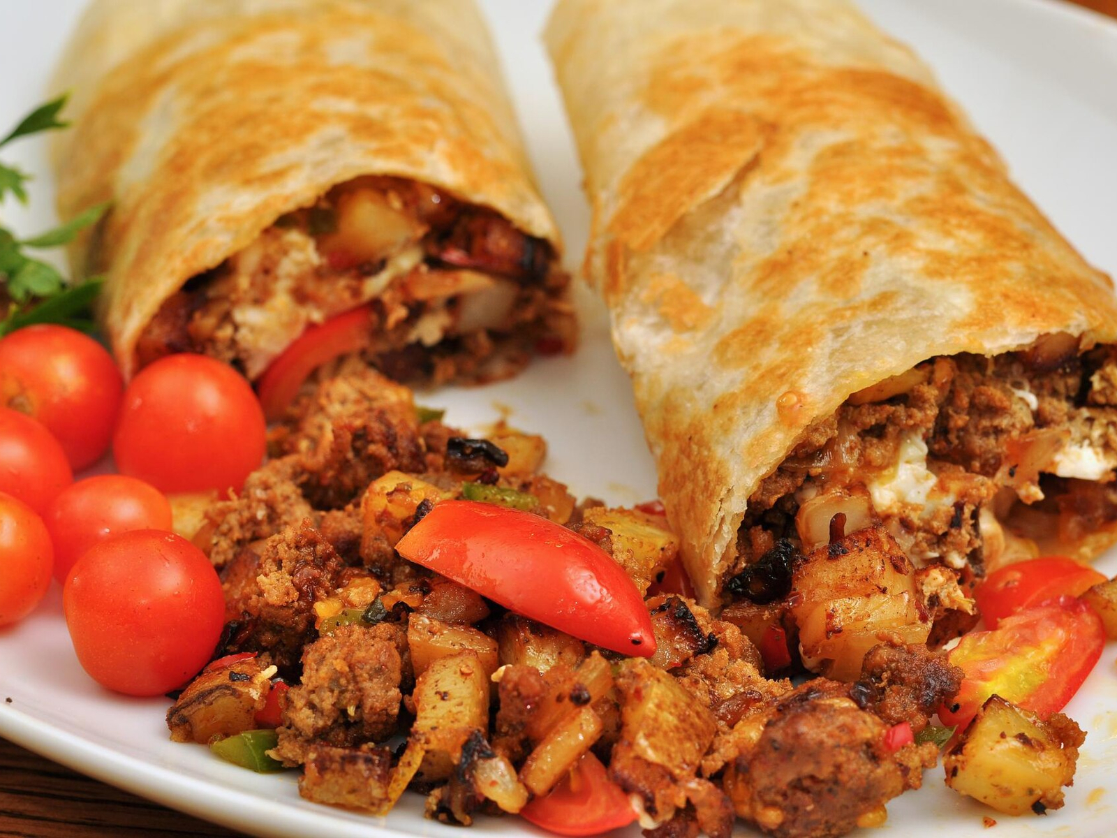 Giant Loaded Breakfast Burrito