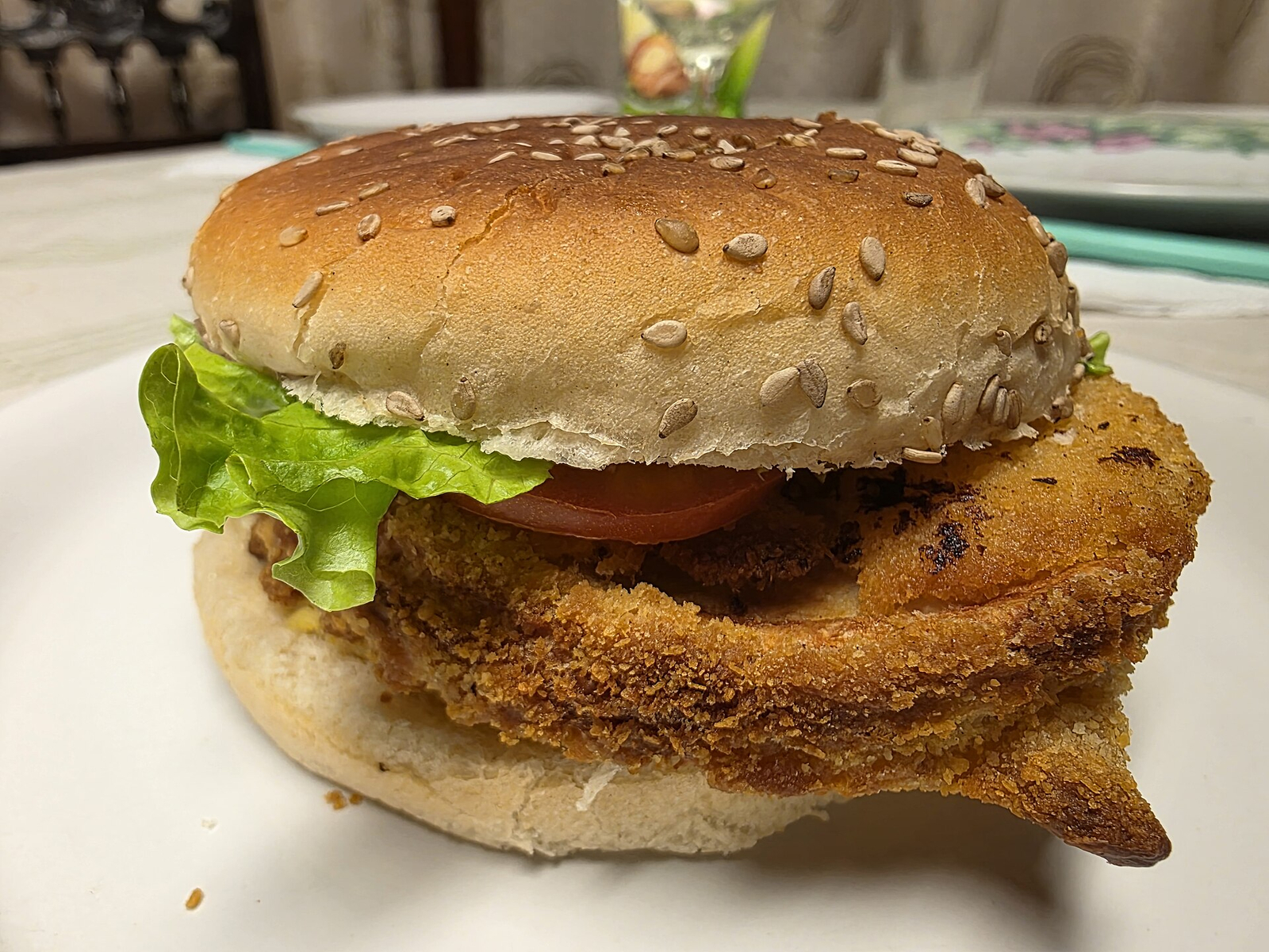 Hot Honey Fried Chicken Sandwiches with Fries