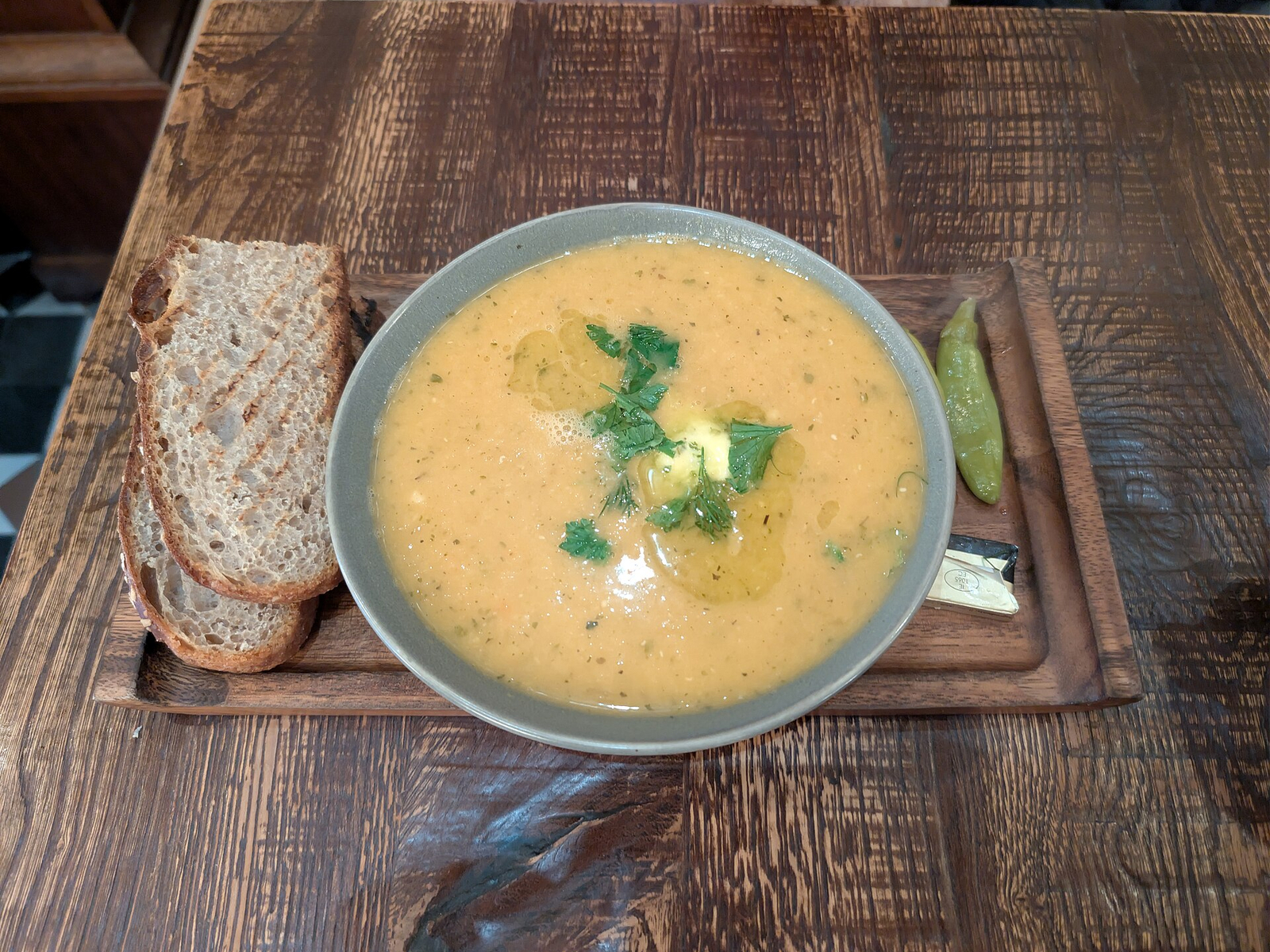 Lemony Red Lentil Soup