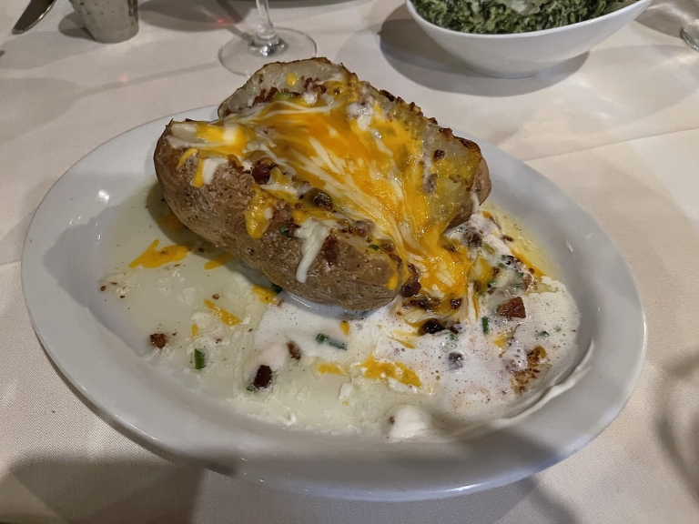 Loaded Baked Potatoes with Sirloin