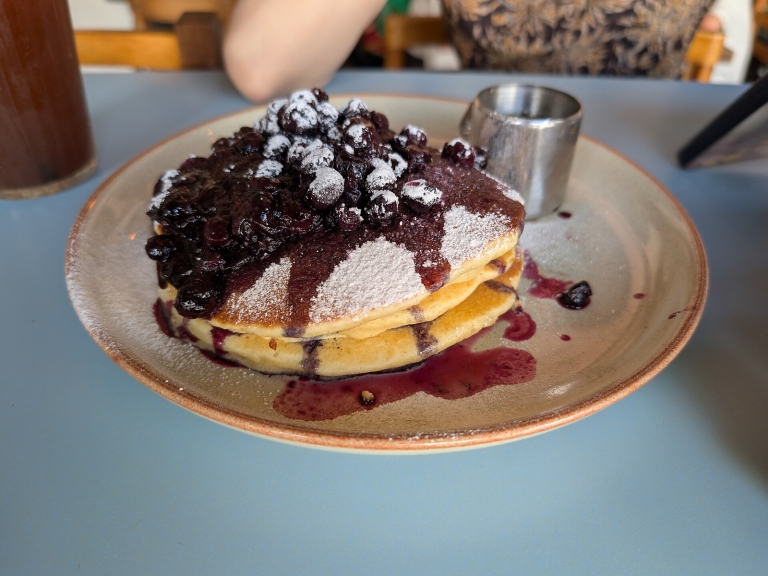 Blueberry Oat Pancakes (Low-FODMAP)