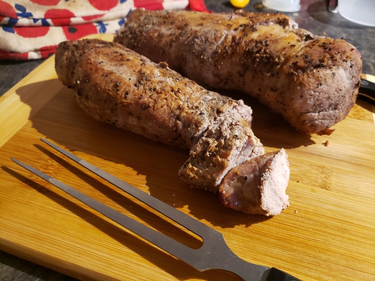 Maple Mustard Pork with Roast Carrots and Parsnip (Low-FODMAP)