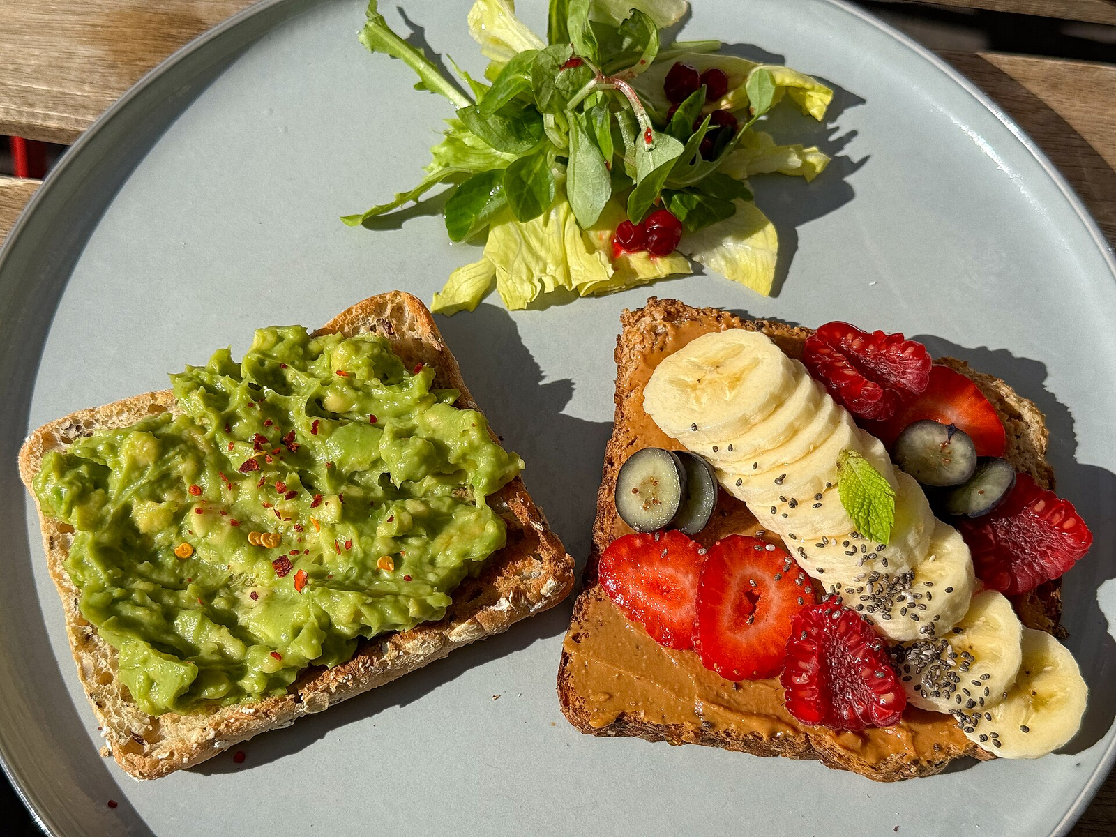 Peanut Butter Banana Protein Toast