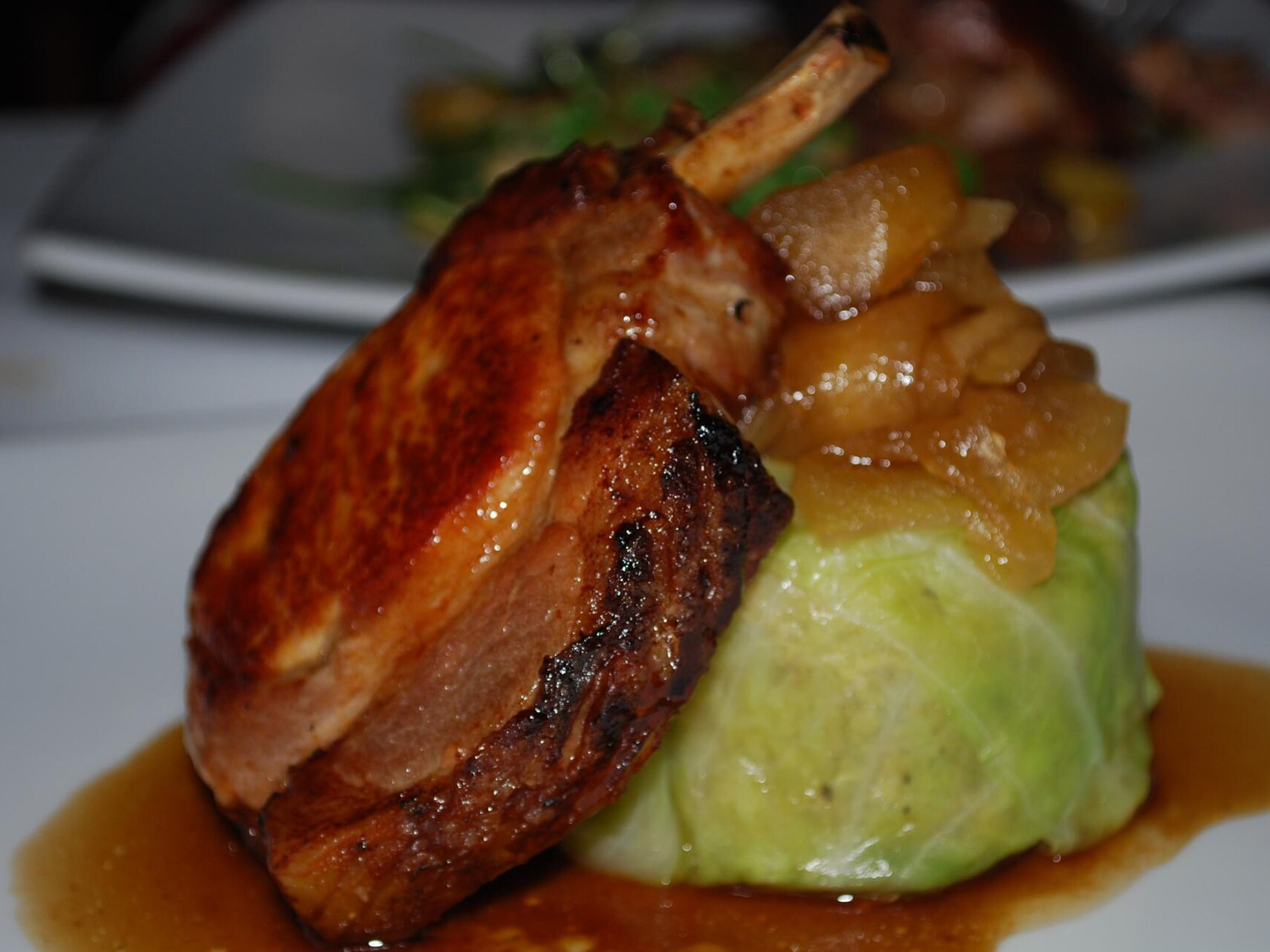 Pork Chops with Apples and Onions