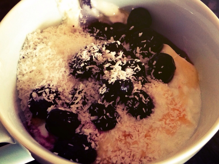 Blueberry Protein Overnight Oats