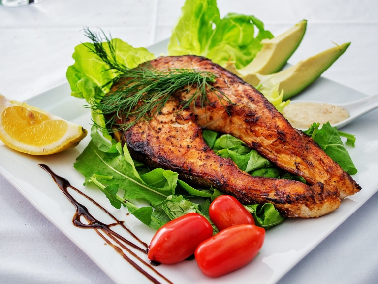 Sheet Pan Maple Dijon Salmon with Vegetables