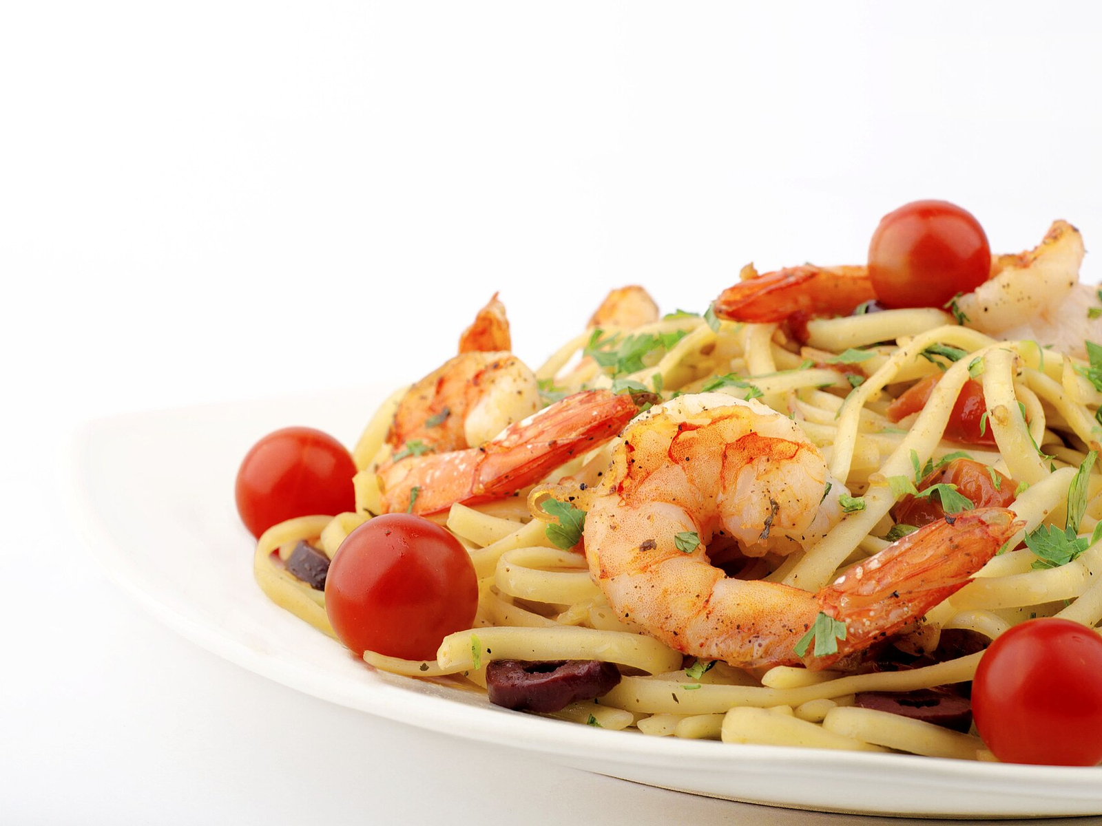 Lemon Garlic Shrimp Pasta