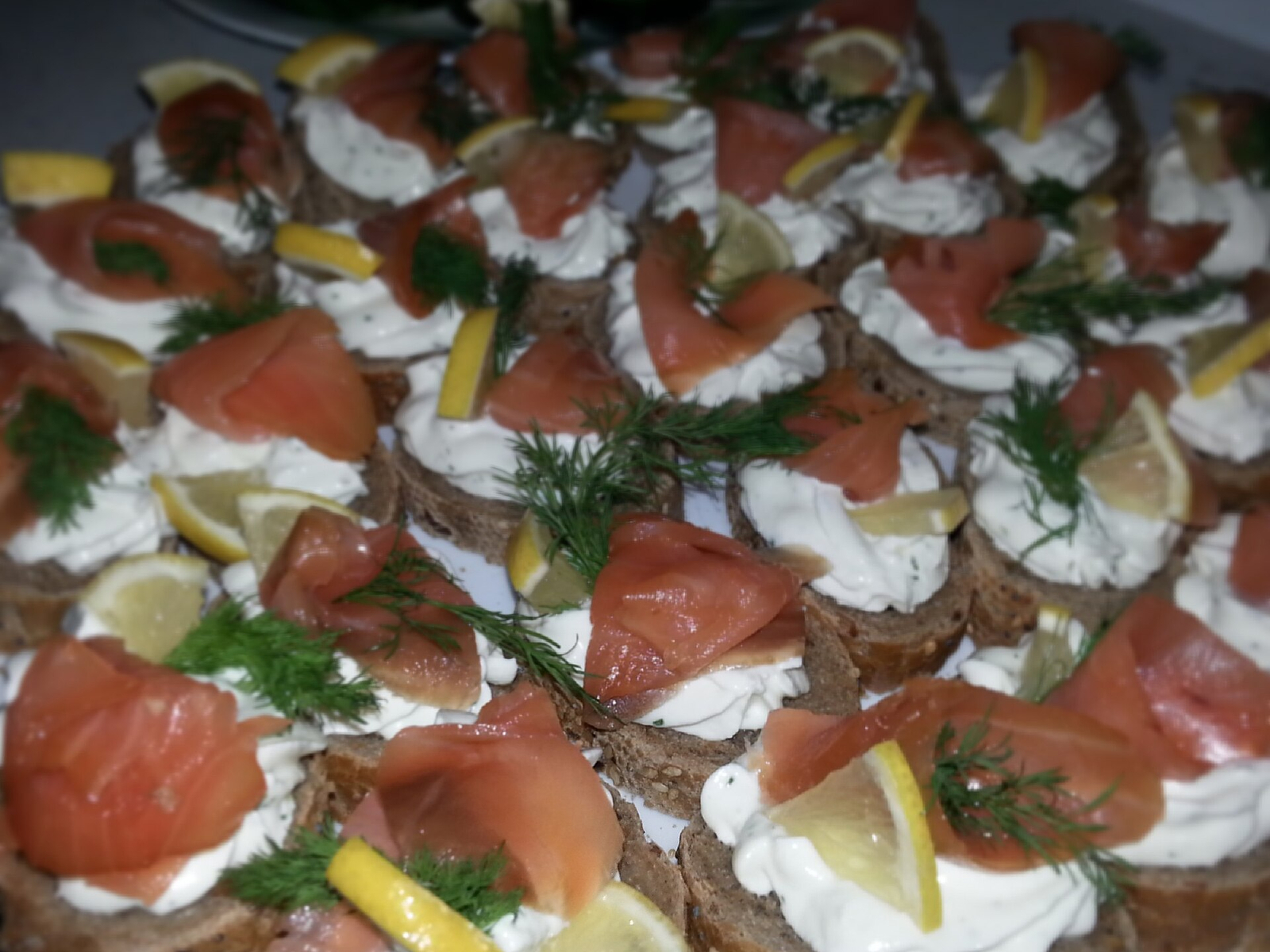 Salmon Cucumber Bites