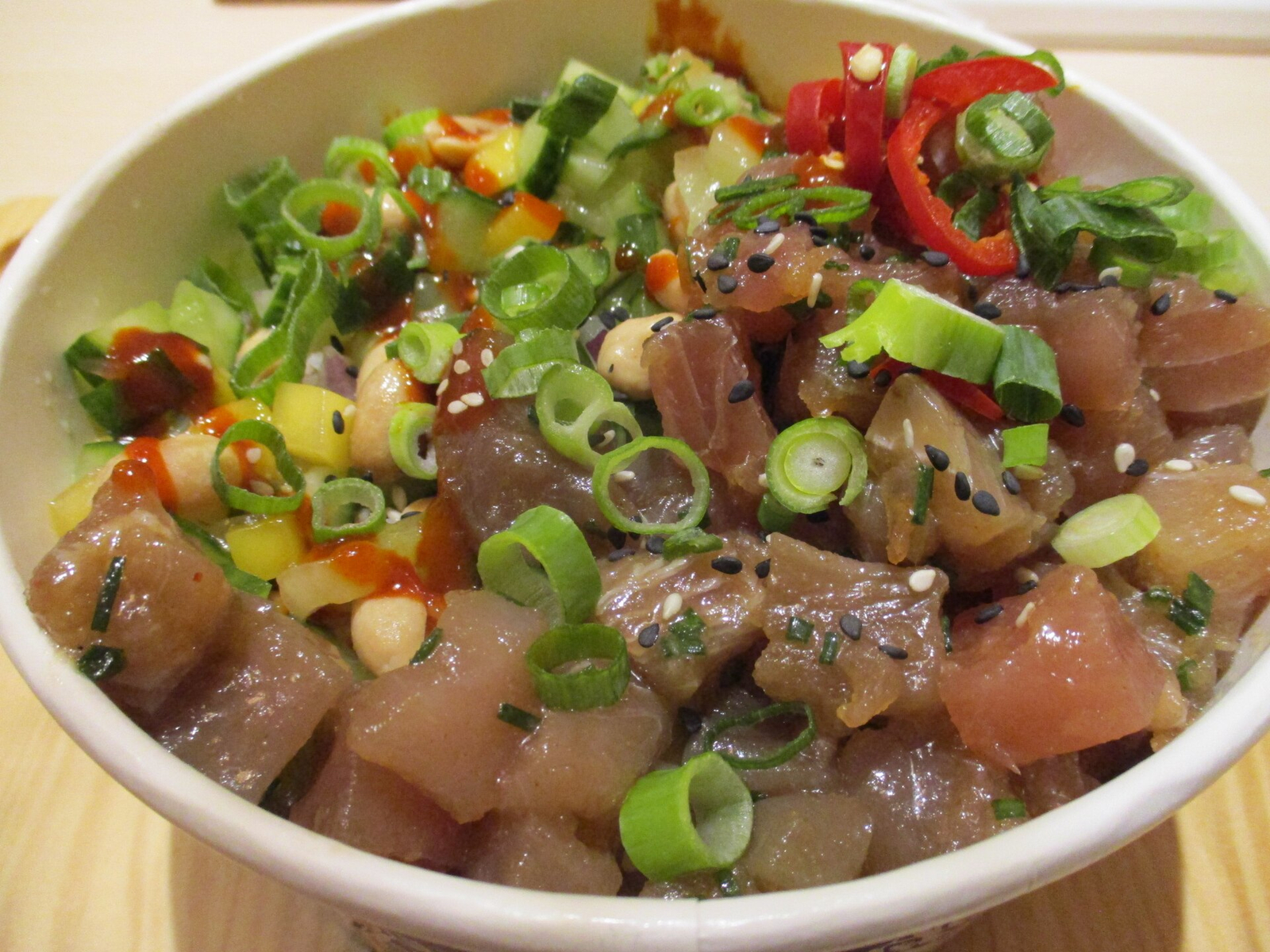 Spicy Tuna Poke-Style Bowls