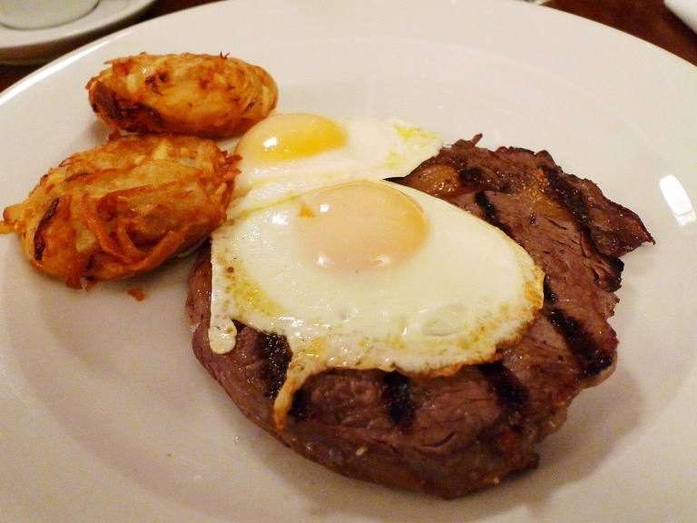 Steak and Eggs Feast with Hash Browns
