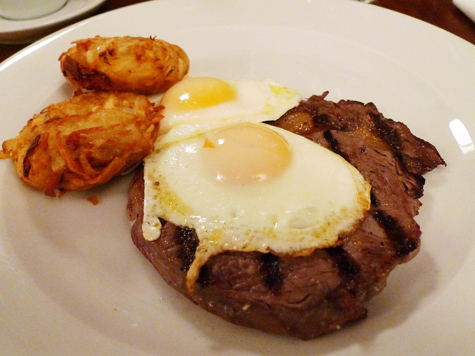 Steak and Eggs Feast with Hash Browns