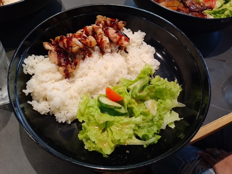 Teriyaki Chicken Rice Mountain