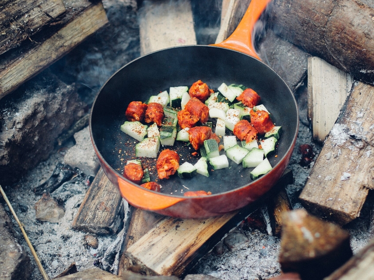 Turkey, Zucchini and Bean Skillet