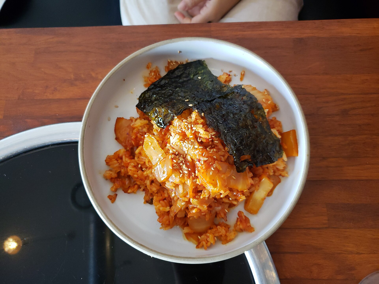 Edamame Kimchi Fried Rice (Vegan)