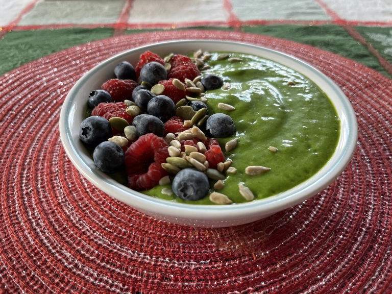 Triple Berry Vegan Protein Smoothie