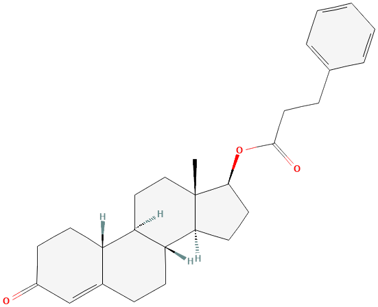2D structure of Nandrolone phenylpropionate