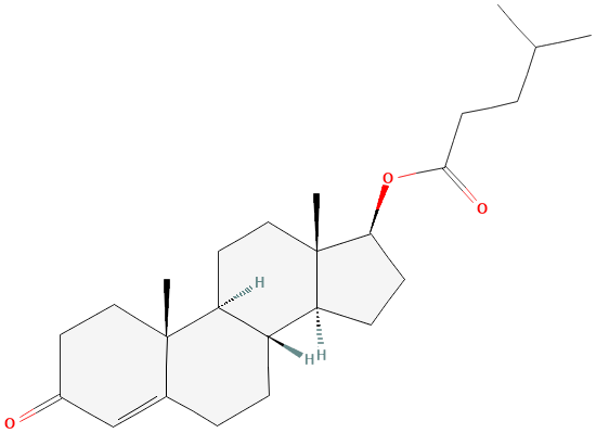 2D structure of Testosterone isocaproate