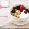 Greek yogurt with berries and granola